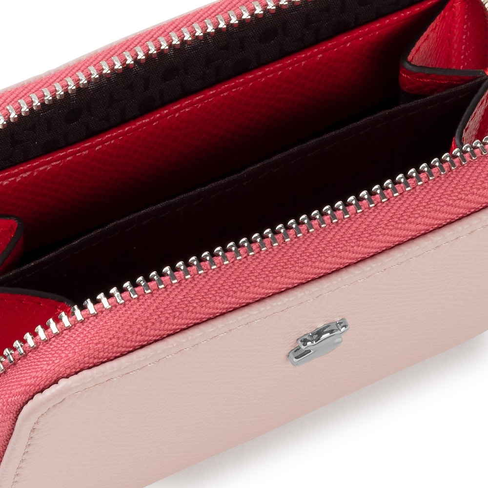 Mittelgro&szlig;es Portemonnaie New Dubai in Pink und Beige