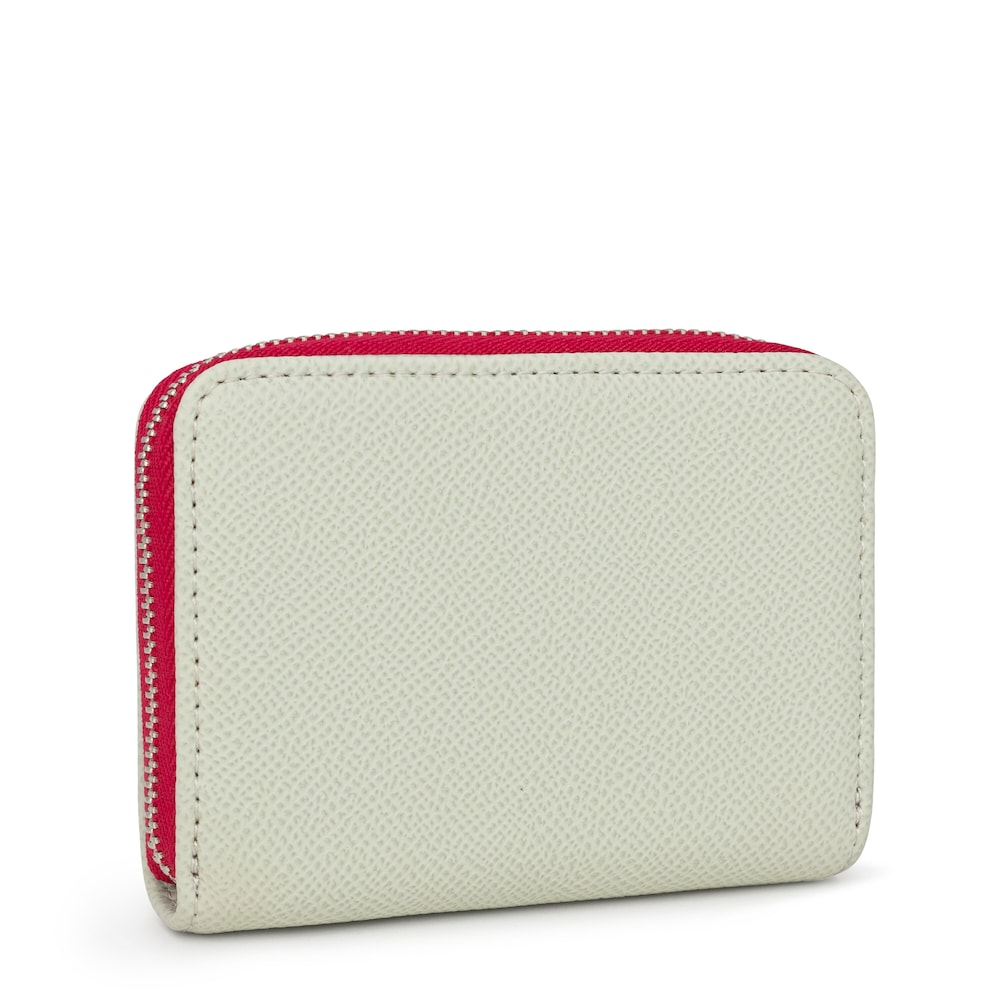 Medium beige and mint New Dubai Change purse