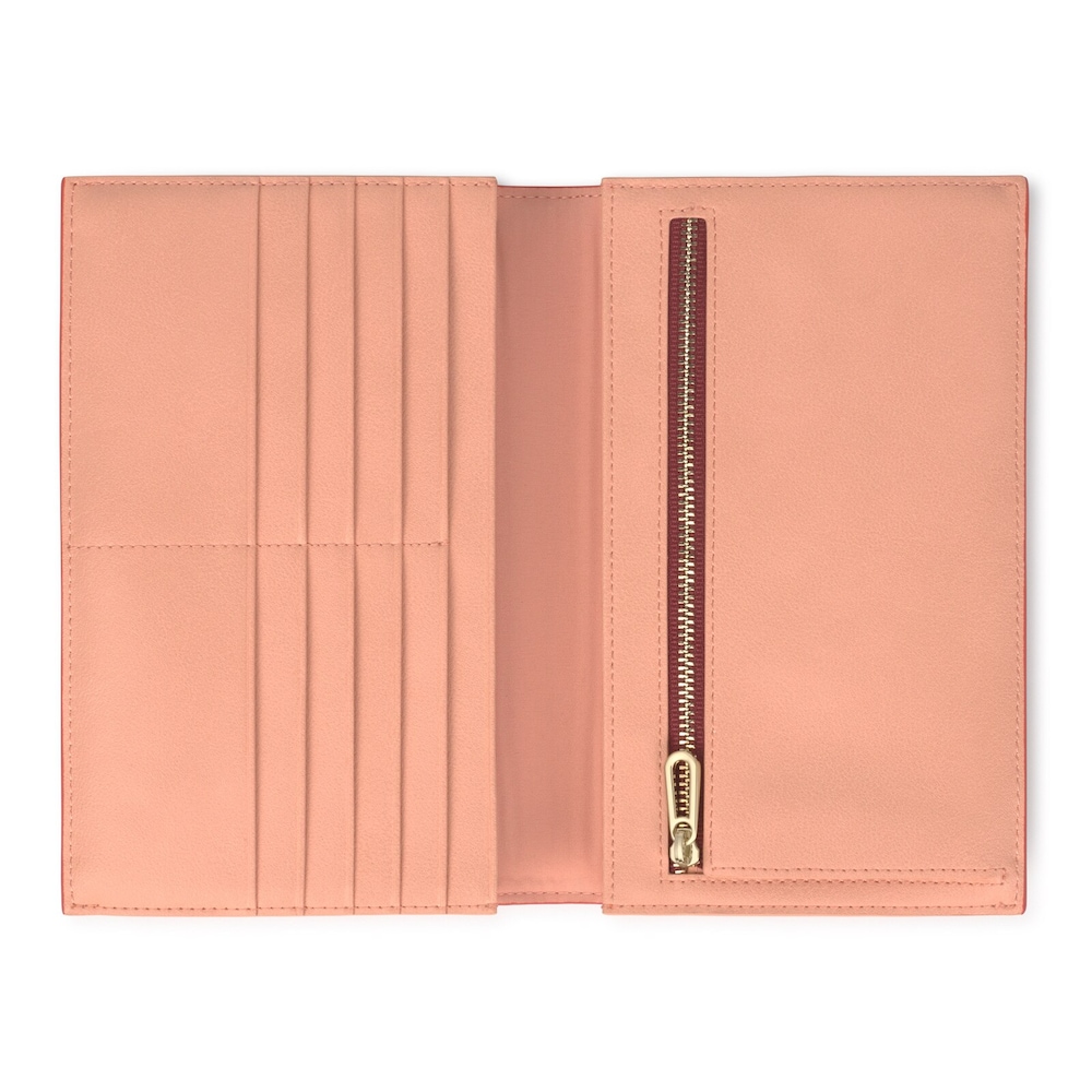 Billetera mediana New Dorp en rojo y rosa image number 2