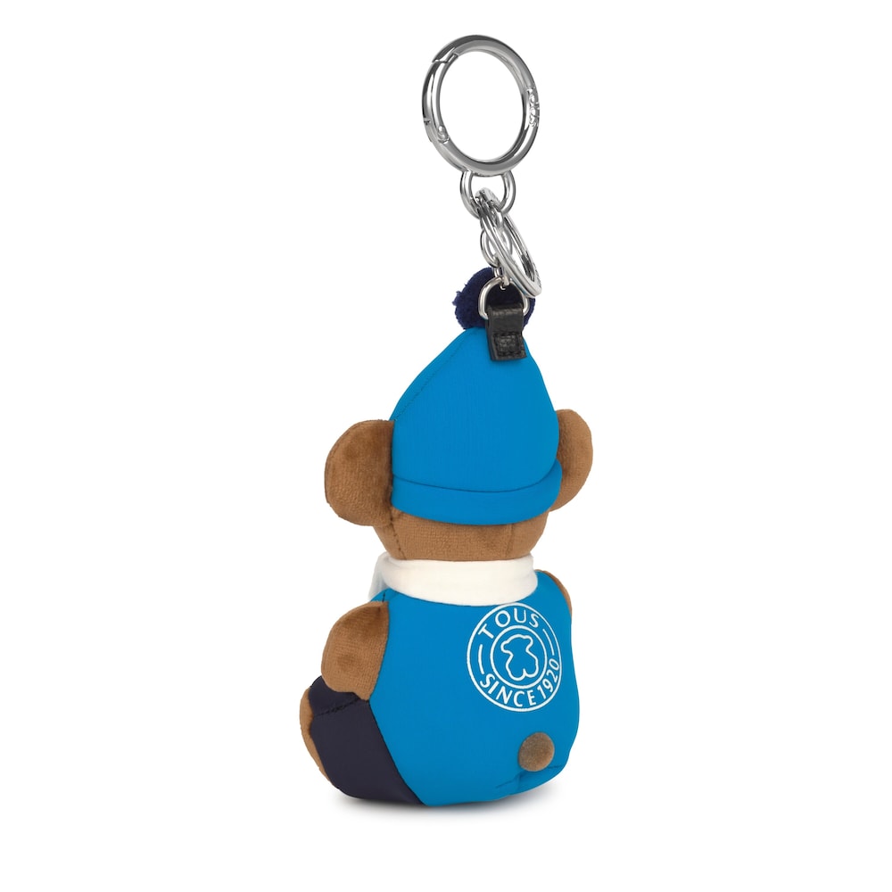 Lot Teddy Amaya Sky porte-cl&eacute;s + Foulard multicolore