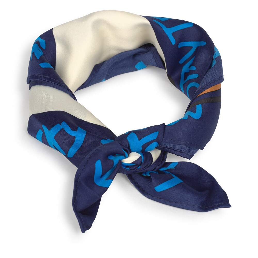 Lot Teddy Amaya Sky porte-cl&eacute;s + Foulard multicolore