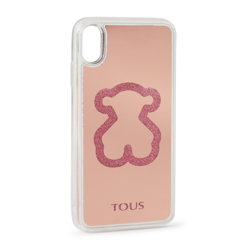 Funda del m&oacute;vil Delray Iphone XS Max Glitter Mirror rosa