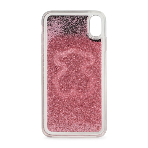 Funda del móvil Delray Iphone XS Max Glitter Mirror rosa
