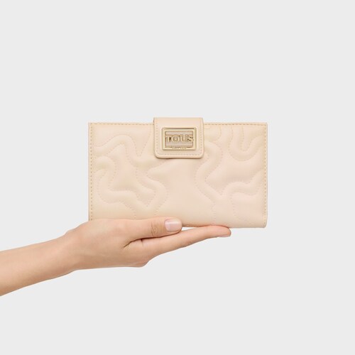 Billetera grande Kaos Dream beige