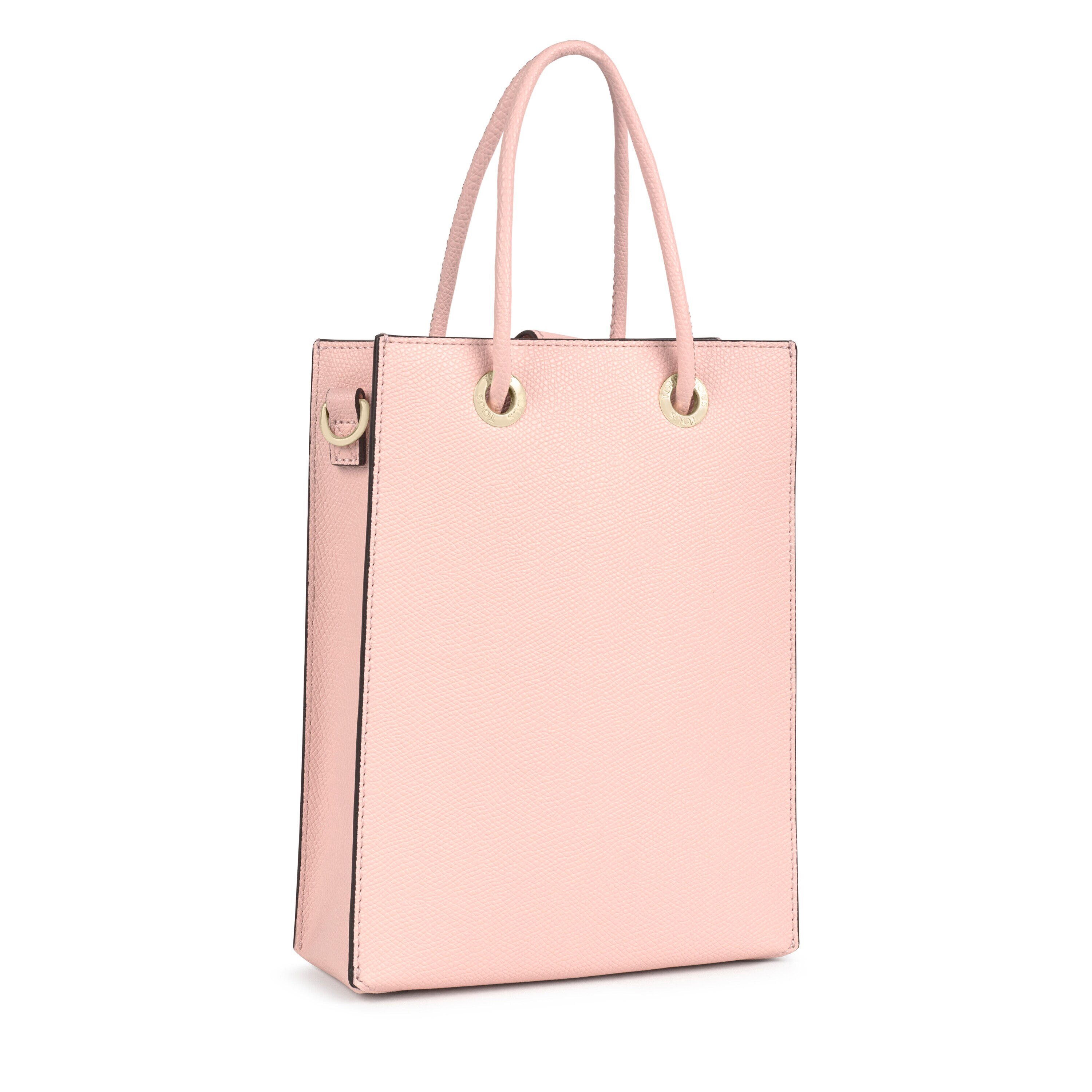 ★TOUT Y EST★ Weekly Bag Pop Pink 12478420 Pink Bow Weekender Bag Travel Horizontal Patterned Large