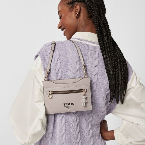 Tarjetero colgante Tous Pop malva