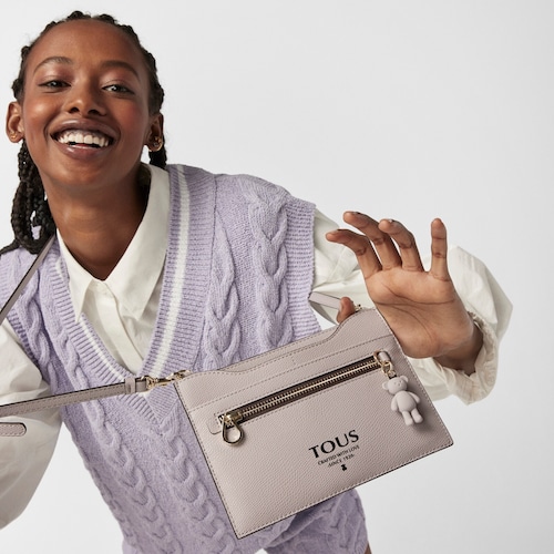 Tarjetero colgante Tous Pop malva