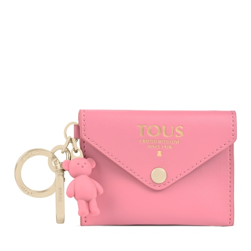 Llavero con mini neceser Tous Envelope rosa TOUS