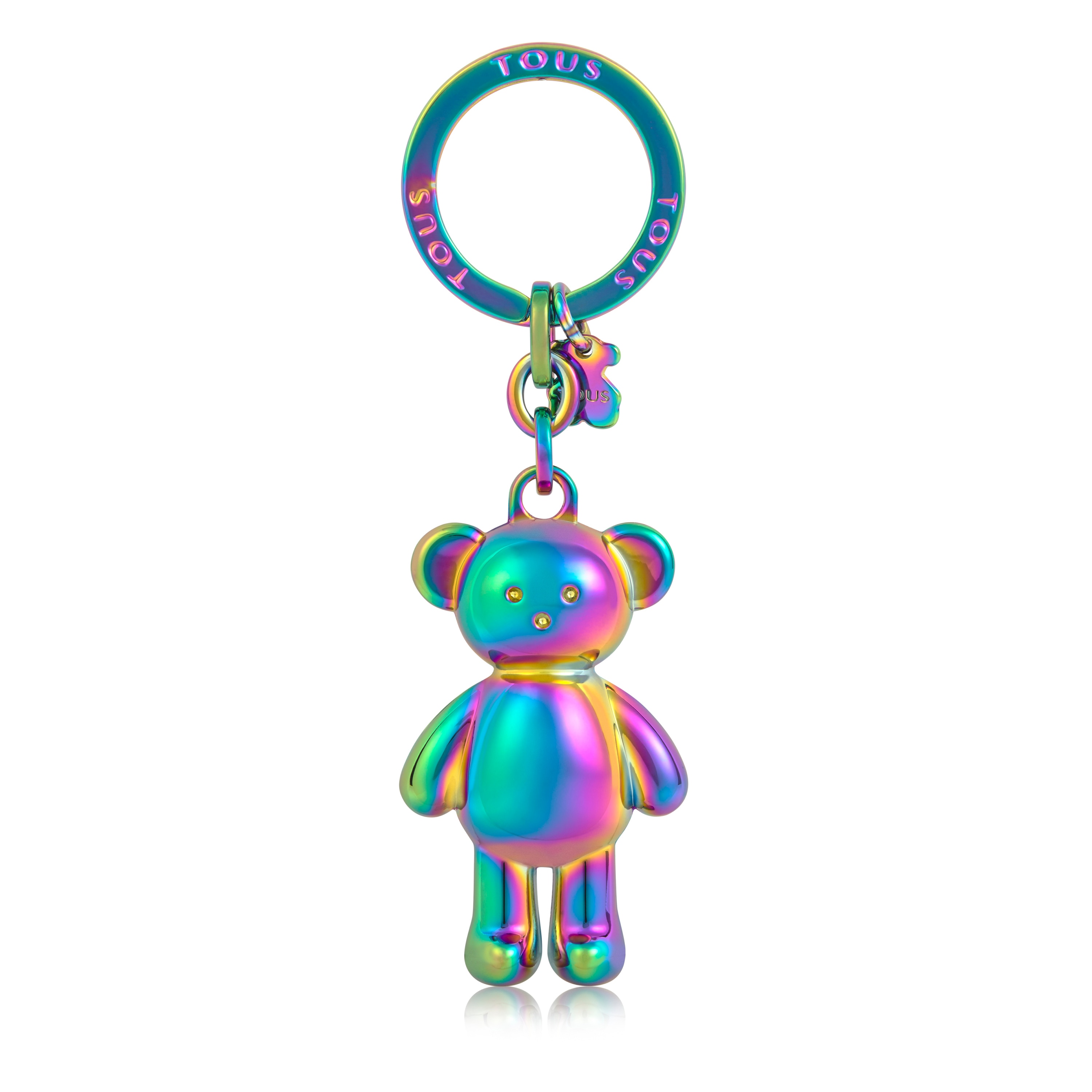 Iridescent Teddy Bear bear Key ring