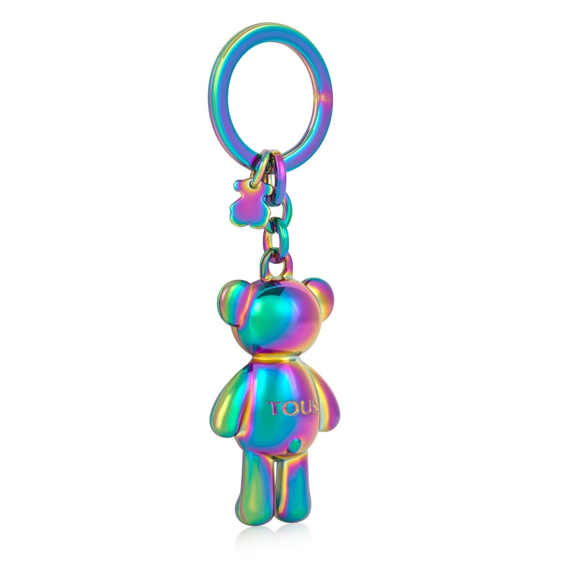 Iridescent Teddy Bear bear Key ring image number 1