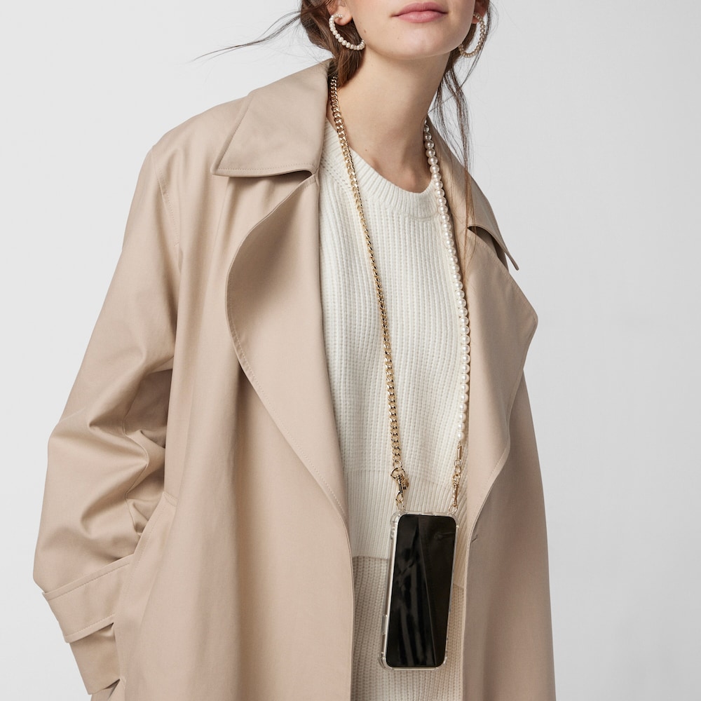 Capa de pendurar Delray 11 Samba Chain preto transparente