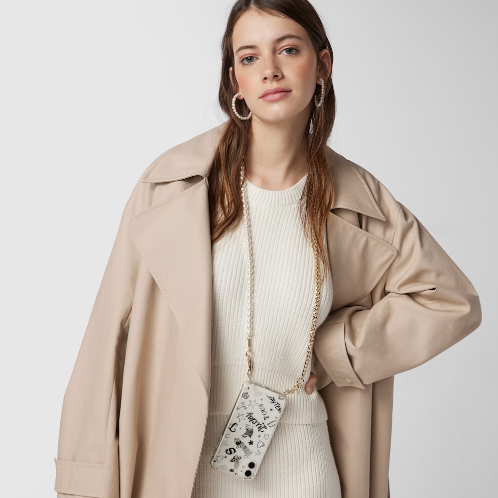 Capa de pendurar Delray 11 Samba Chain preto transparente