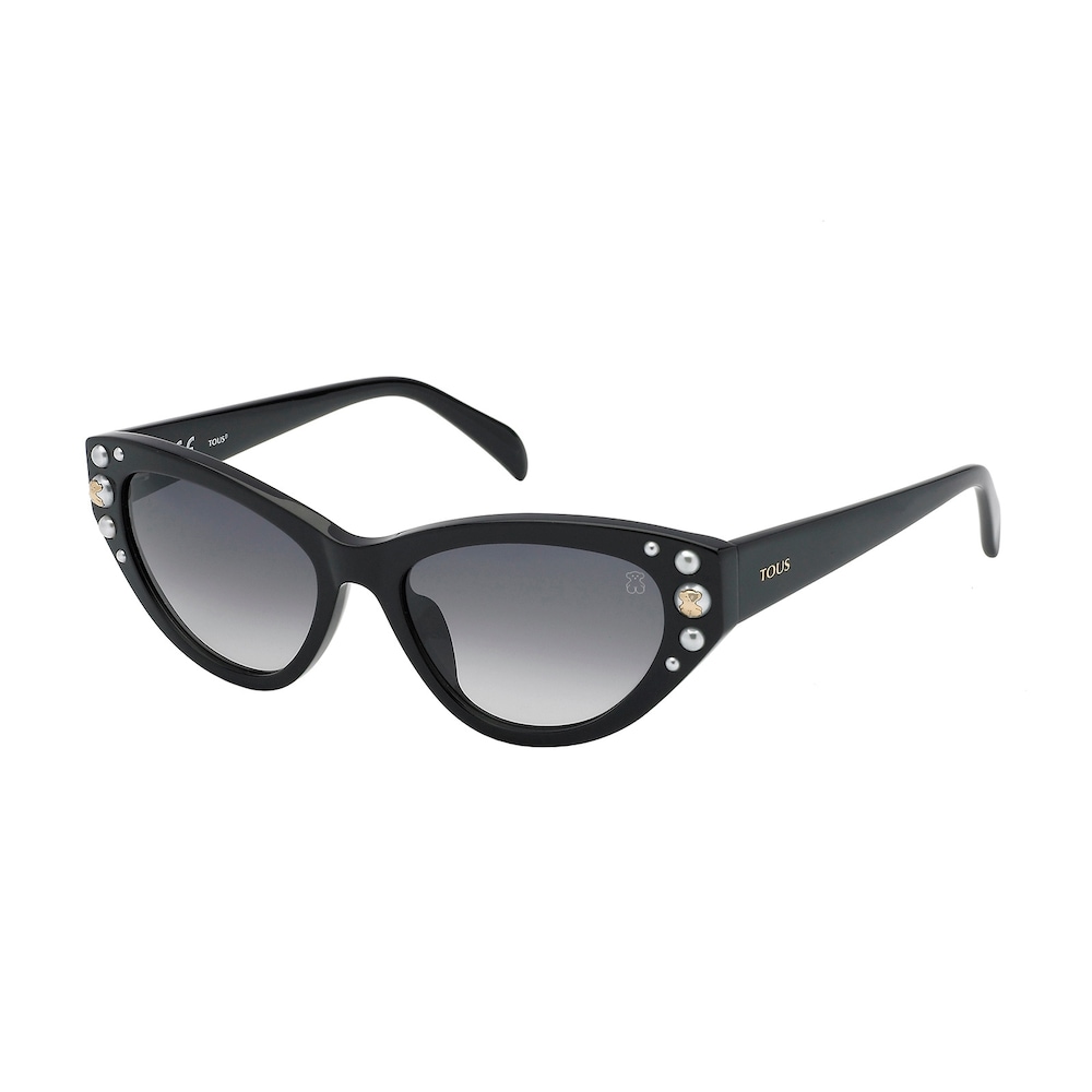 Gafas de sol Square Bear negro con brillantes image number 0
