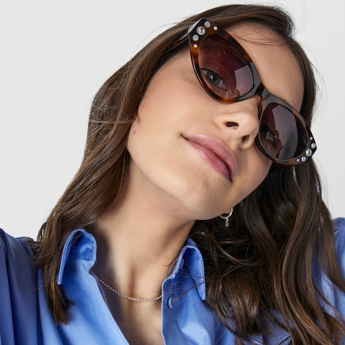 Square Bear Havana sun glasses