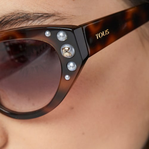 Square Bear Havana sun glasses