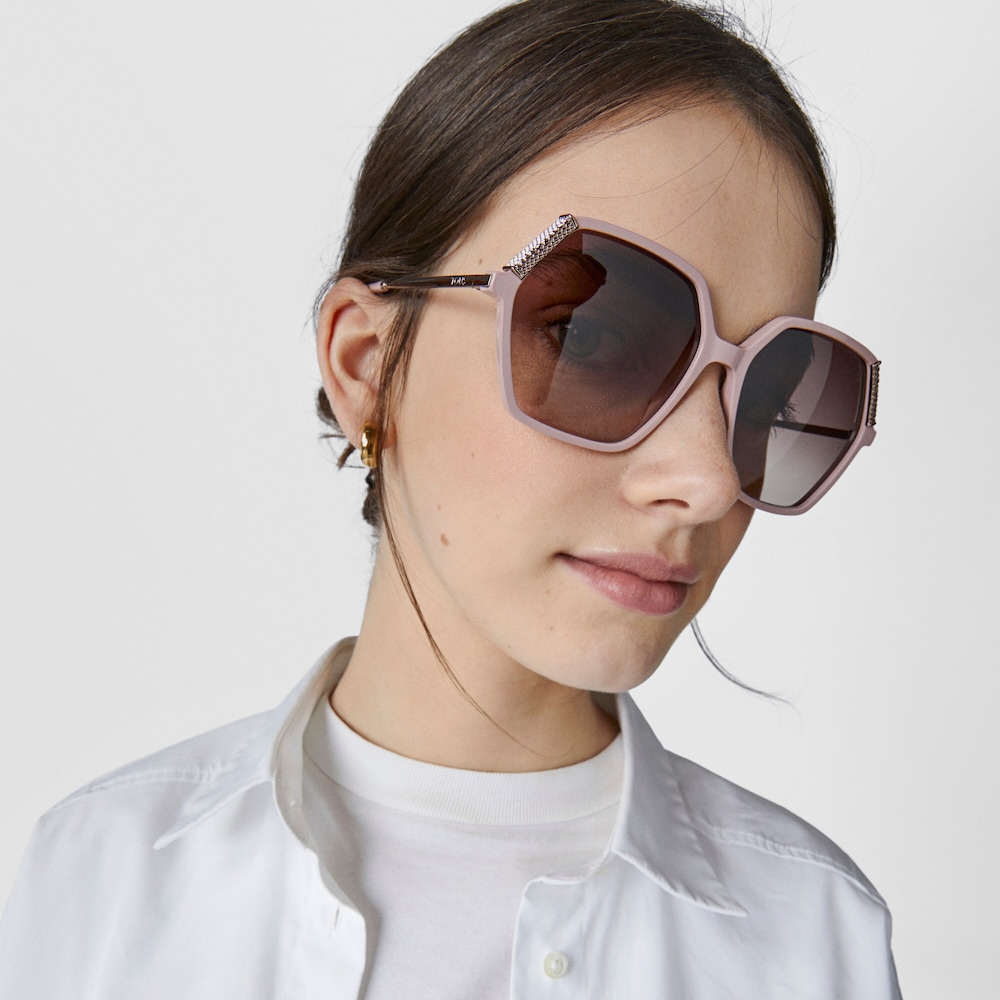 Gafas de sol Square Bear rosa image number 1