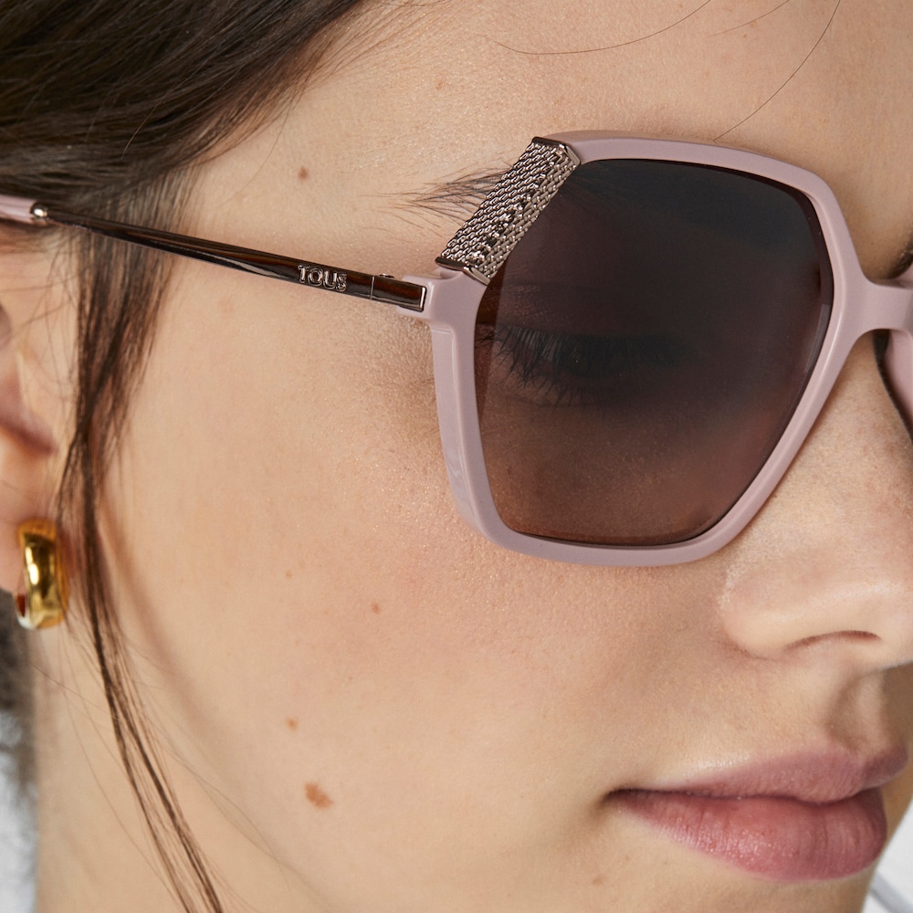 Gafas de sol Square Bear rosa image number 3