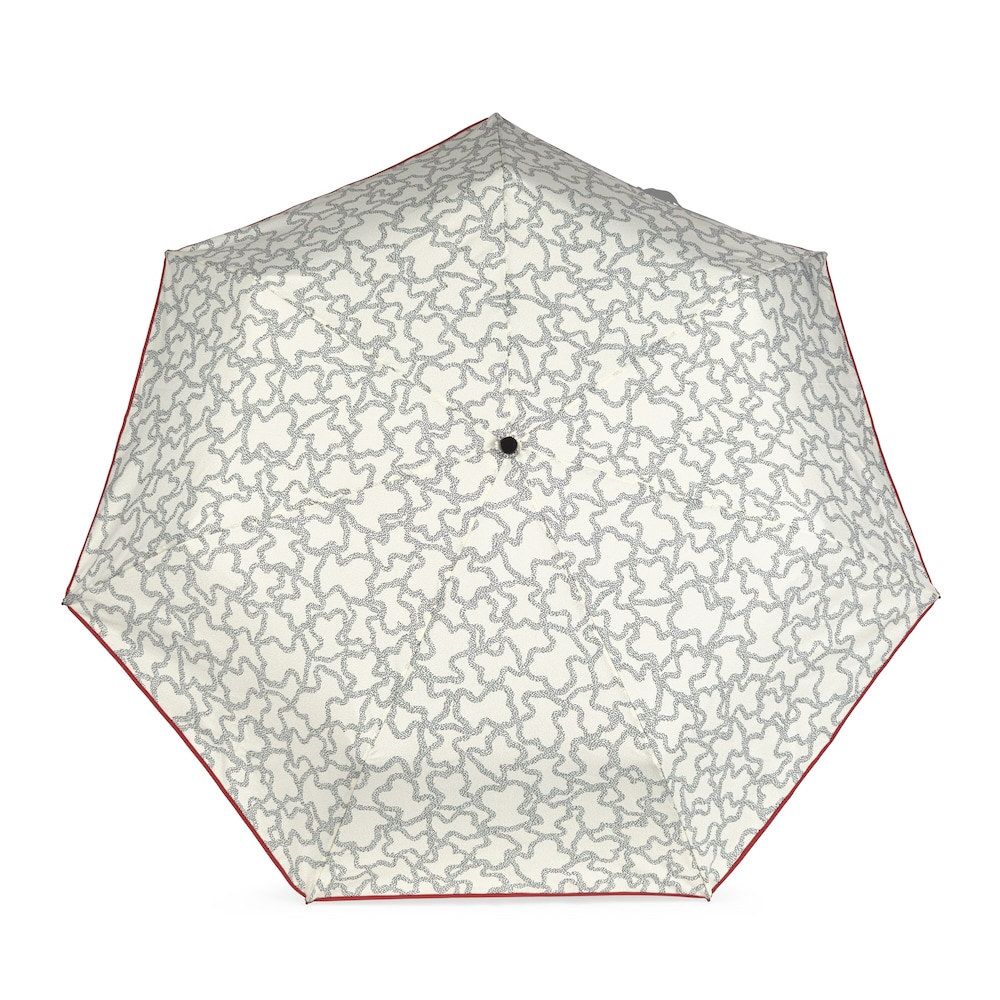 Guarda-chuva dobr&aacute;vel Kaos Icon bege e preto