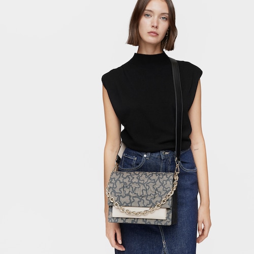 Medium black Audree Chain Crossbody bag Kaos Icon