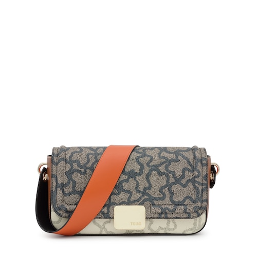 Medium beige and black Crossbody bag Kaos Icon image number 0