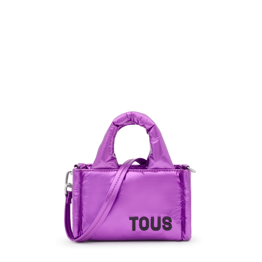 Mini bolso City lila TOUS Party image number 0