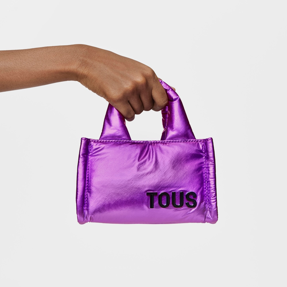 Mini bolso City lila TOUS Party image number 5