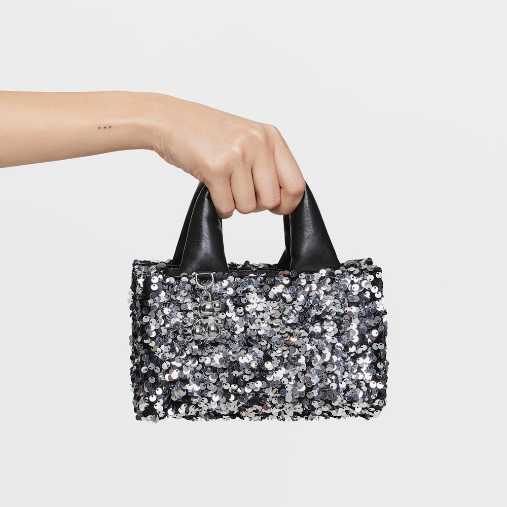 Mini bolso City plata TOUS Party image number 4