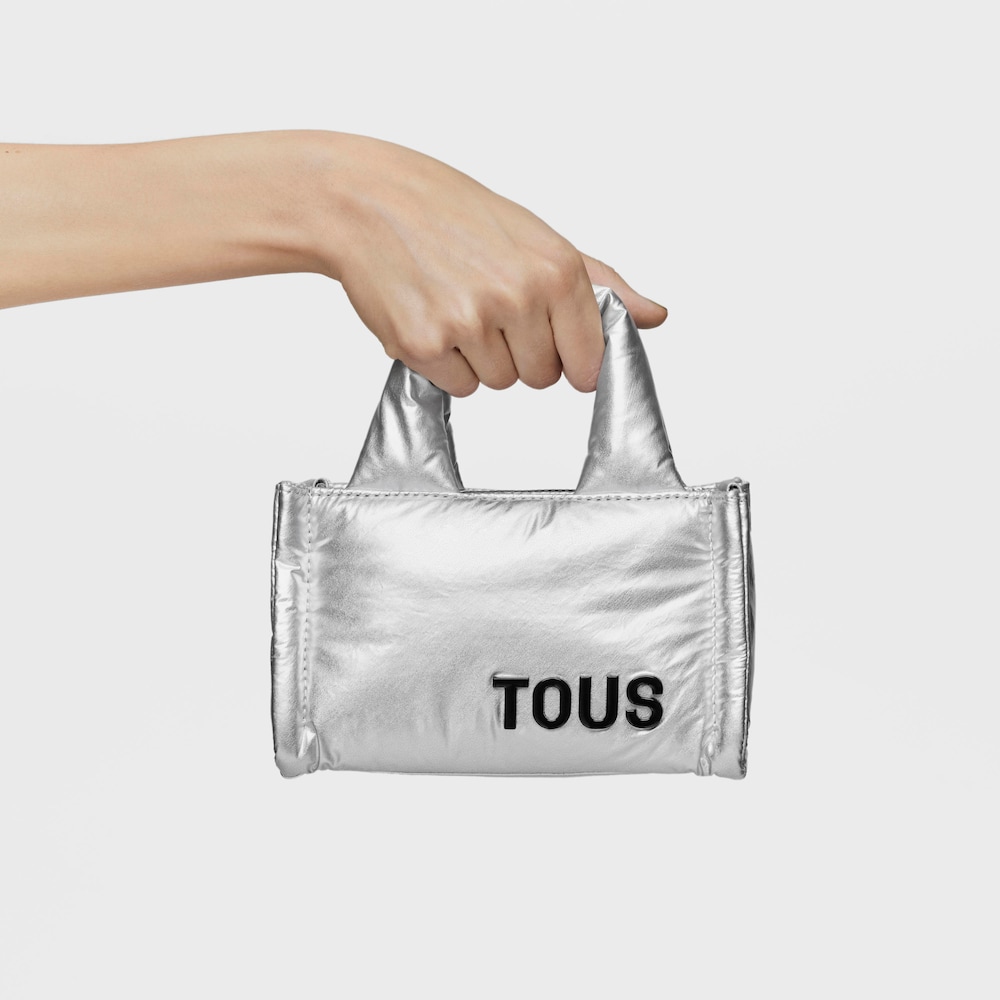Mini bolso City plata TOUS Party image number 5
