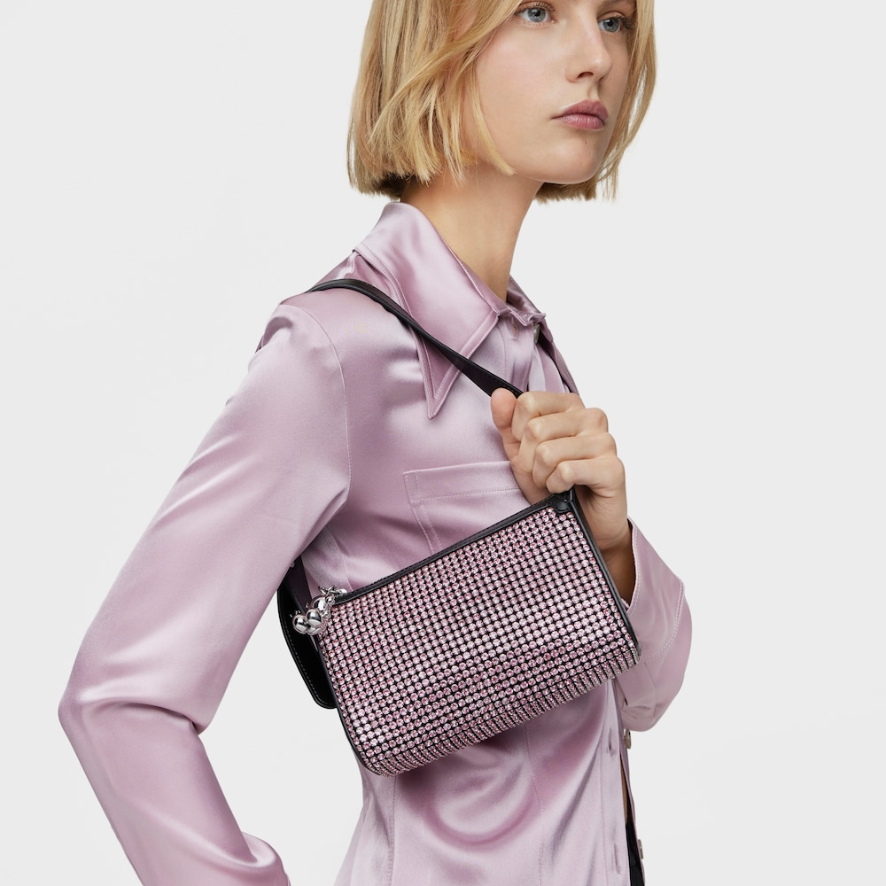 Bolso de hombro rosa TOUS Party image number 5