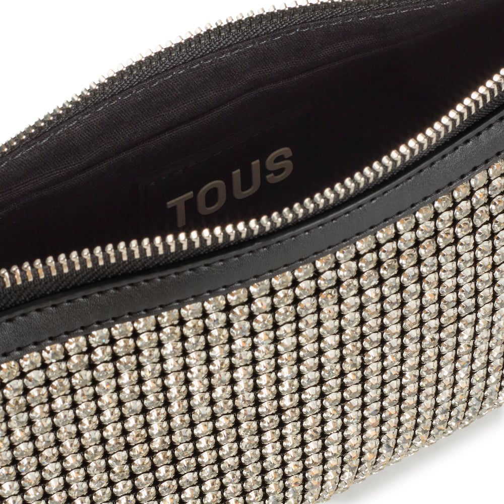 Bolsa de hombro plata TOUS Party