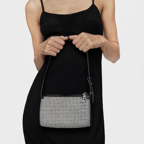 Bolso de hombro plata TOUS Party