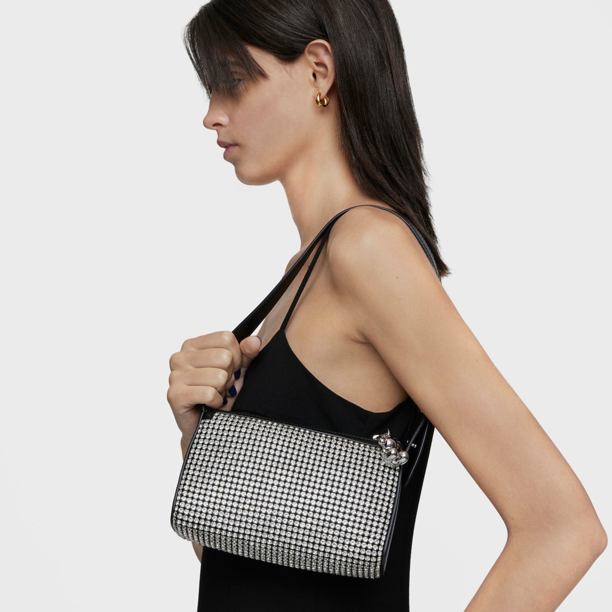 Silver-colored Shoulder bag TOUS Party