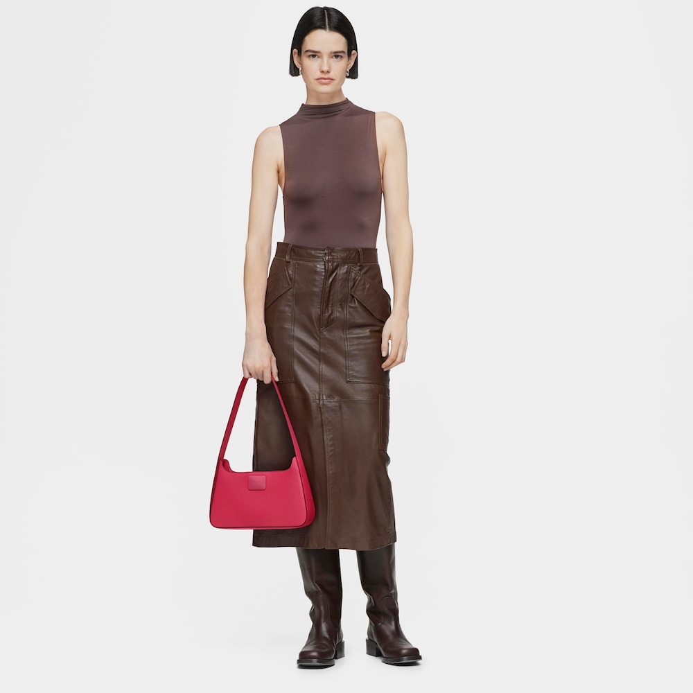 Fuchsia-colored Shoulder bag TOUS Lucia