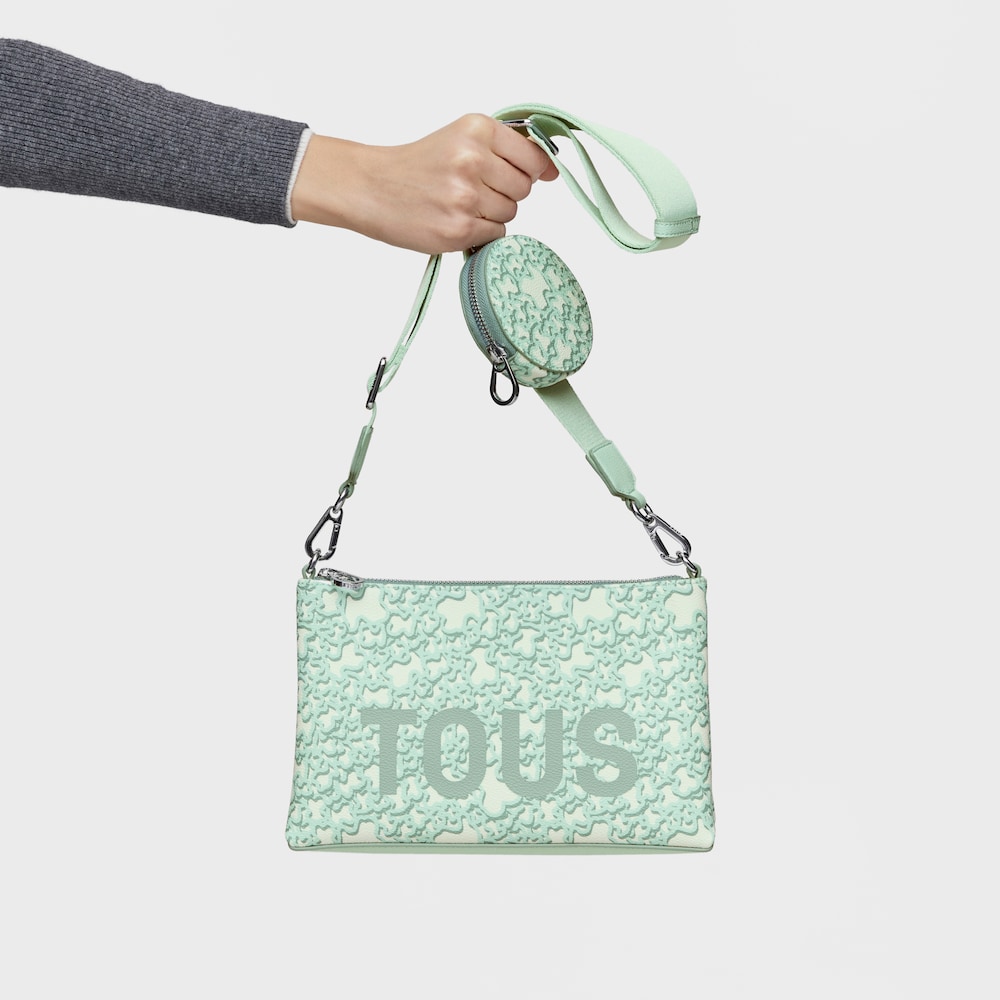 Mint green Flat Crossbody bag Kaos Mini Evolution