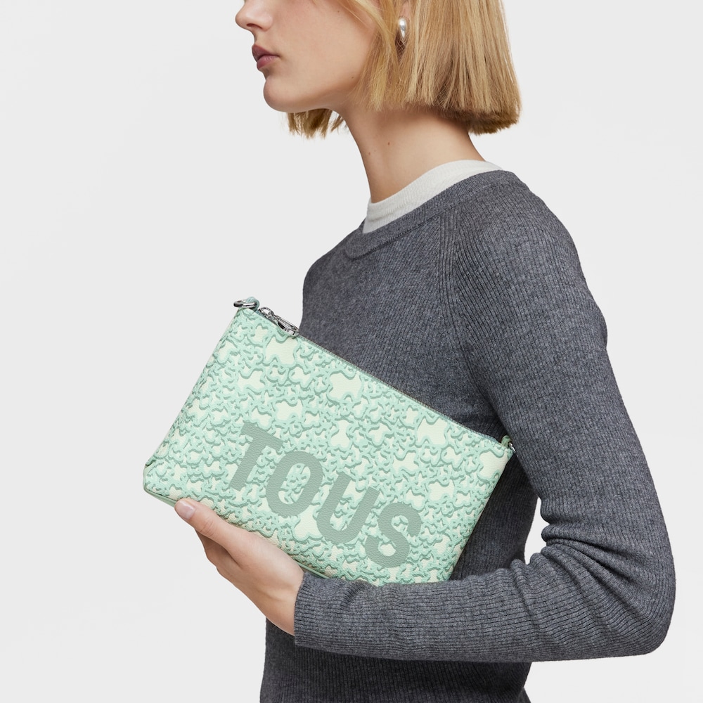 Mint green Flat Crossbody bag Kaos Mini Evolution