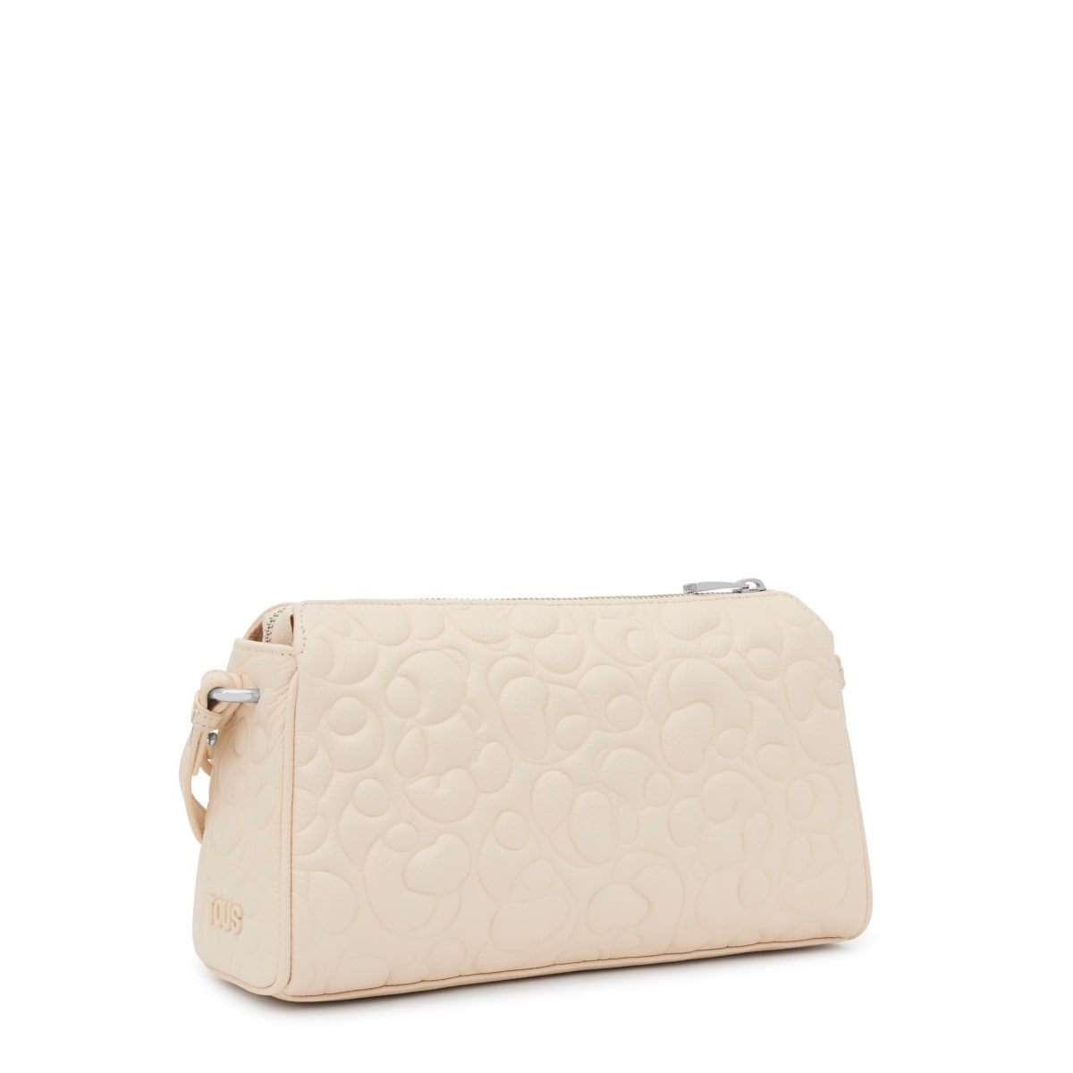 Large beige leather Crossbody bag TOUS Greta