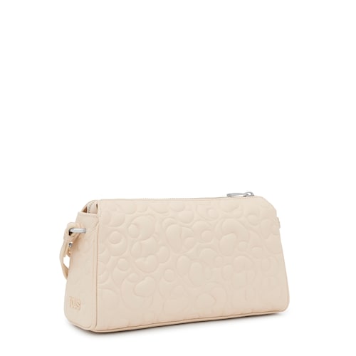 Bandolera grande de piel beige TOUS Greta