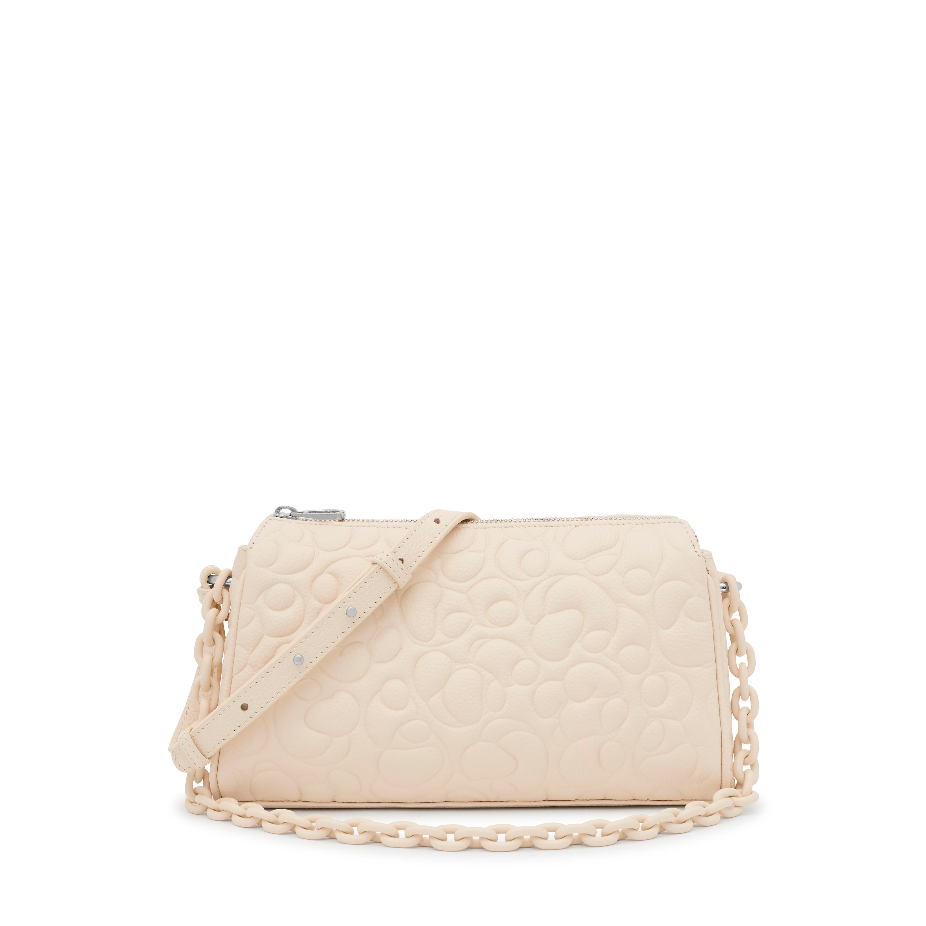 Large beige leather Crossbody bag TOUS Greta