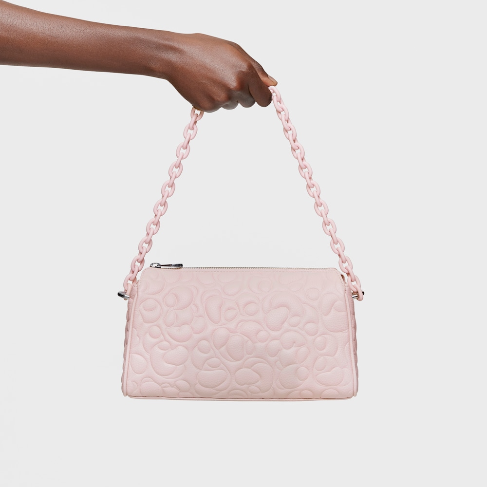 Large pale pink leather Crossbody bag TOUS Greta