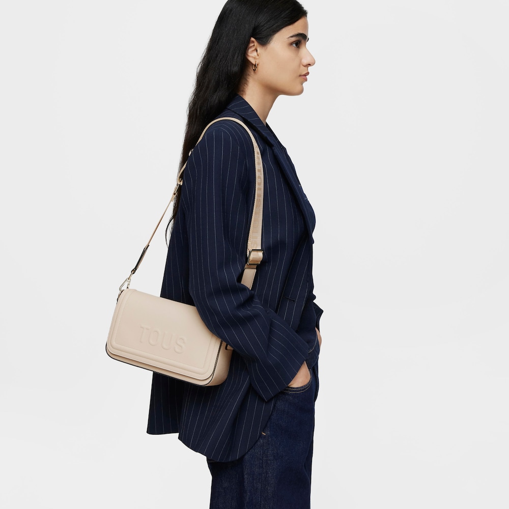 Bandolera mediana beige TOUS La Rue New