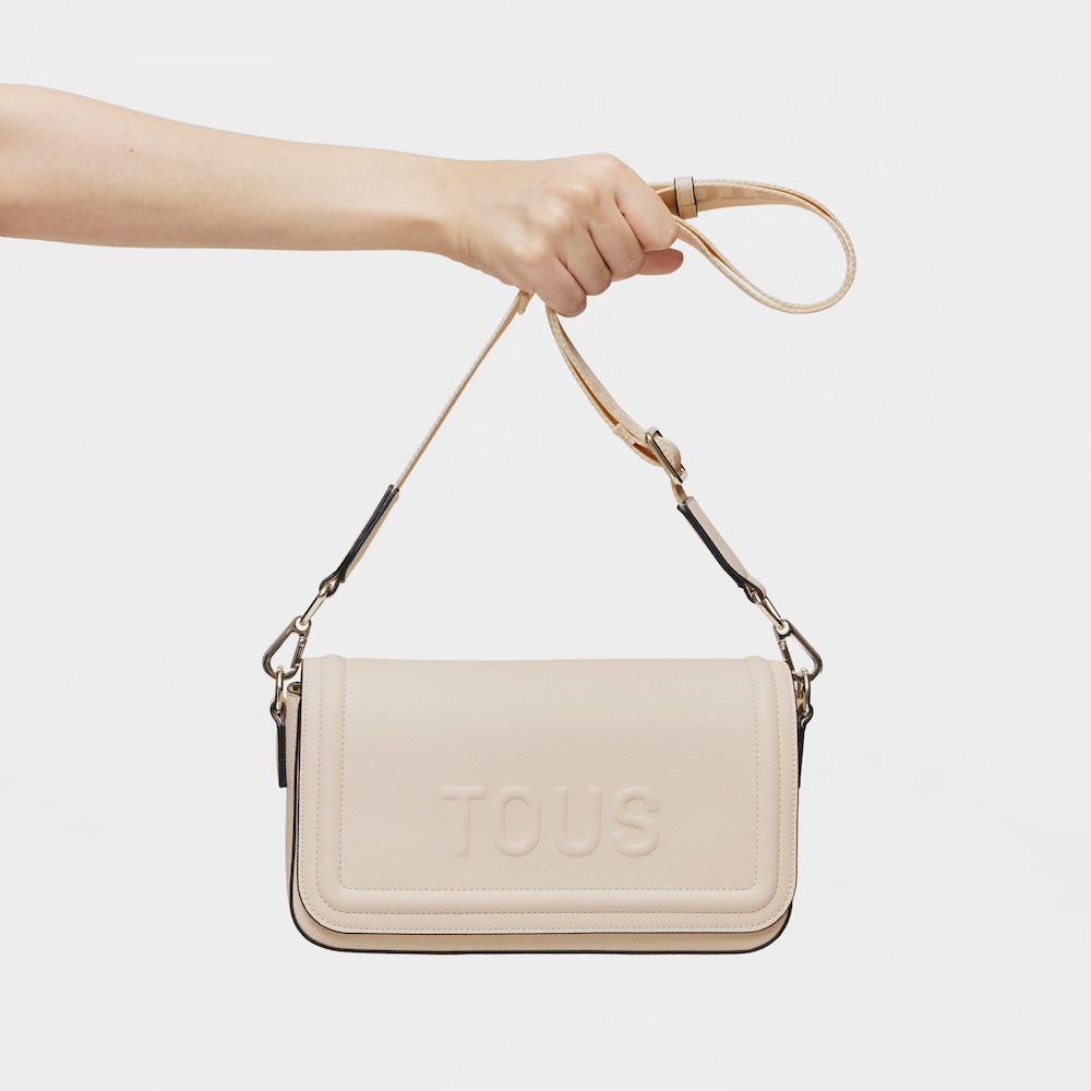 Bandolera mediana beige TOUS La Rue New