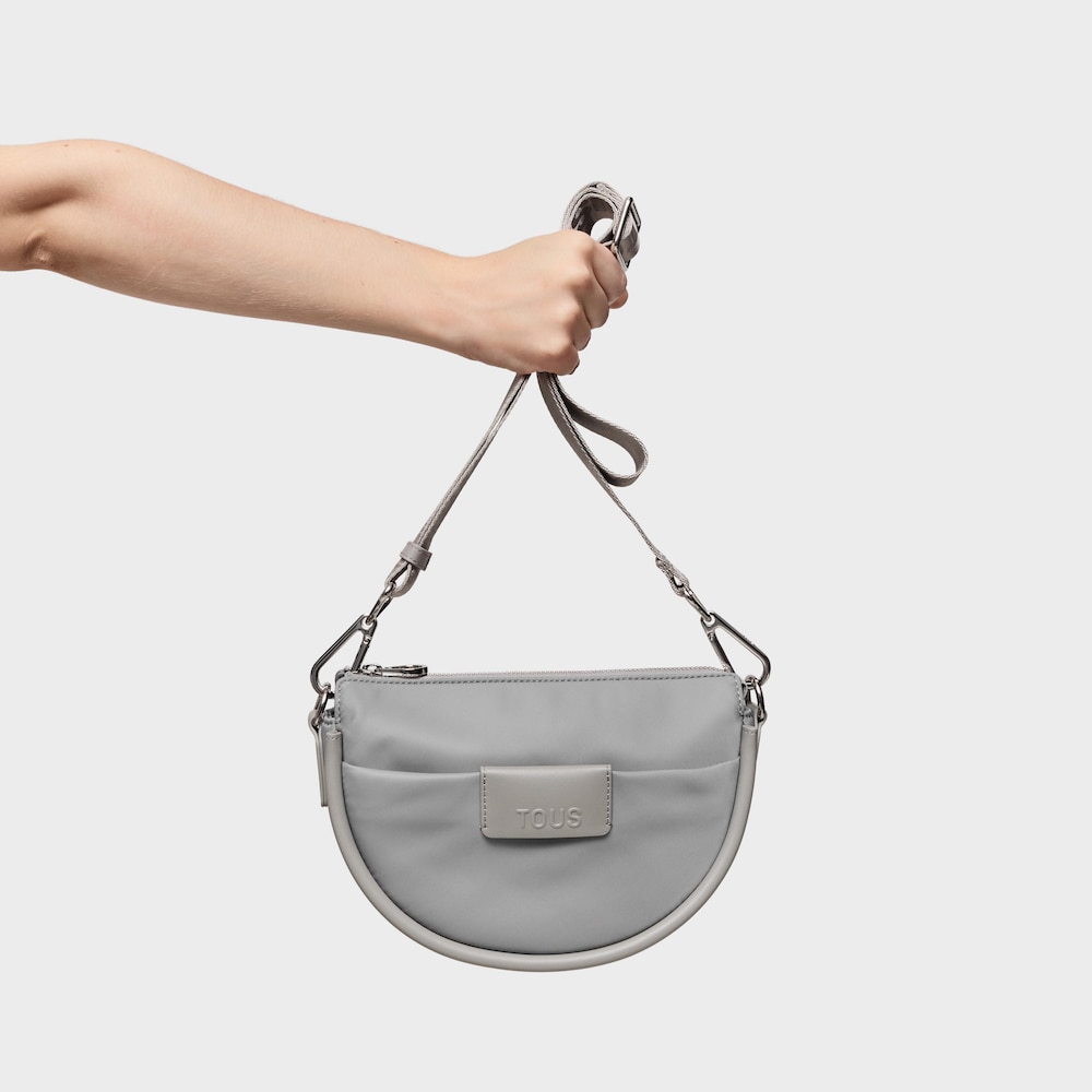 Medium gray Crossbody bag TOUS Miranda Soft New