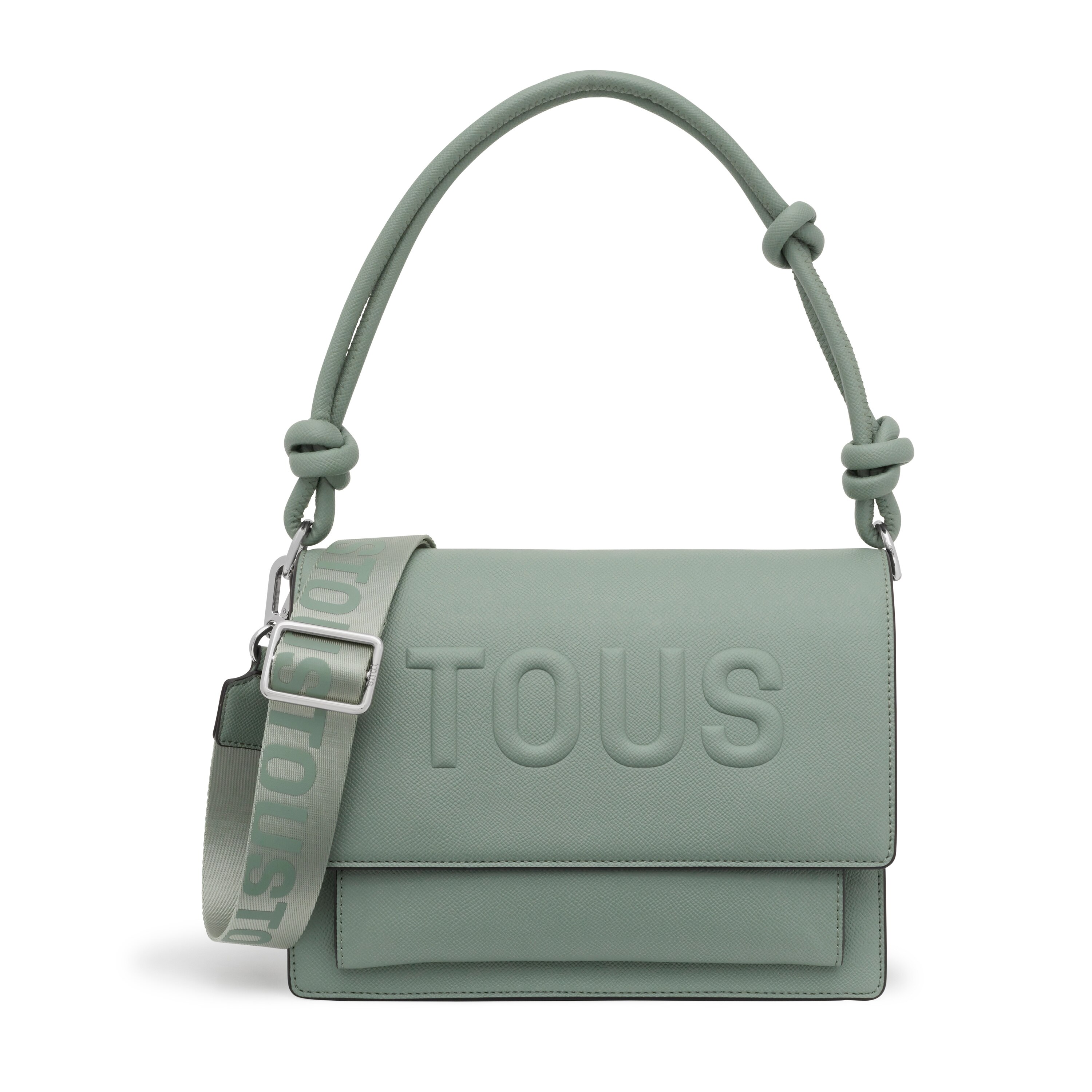 Medium stone gray Audree Crossbody bag TOUS La Rue New | TOUS