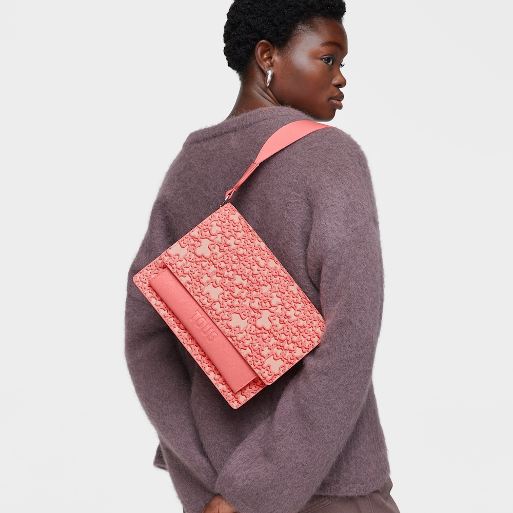 Bandolera mediana Audree coral Kaos Mini Evolution Bandolera mediana Audree coral Kaos Mini Evolution