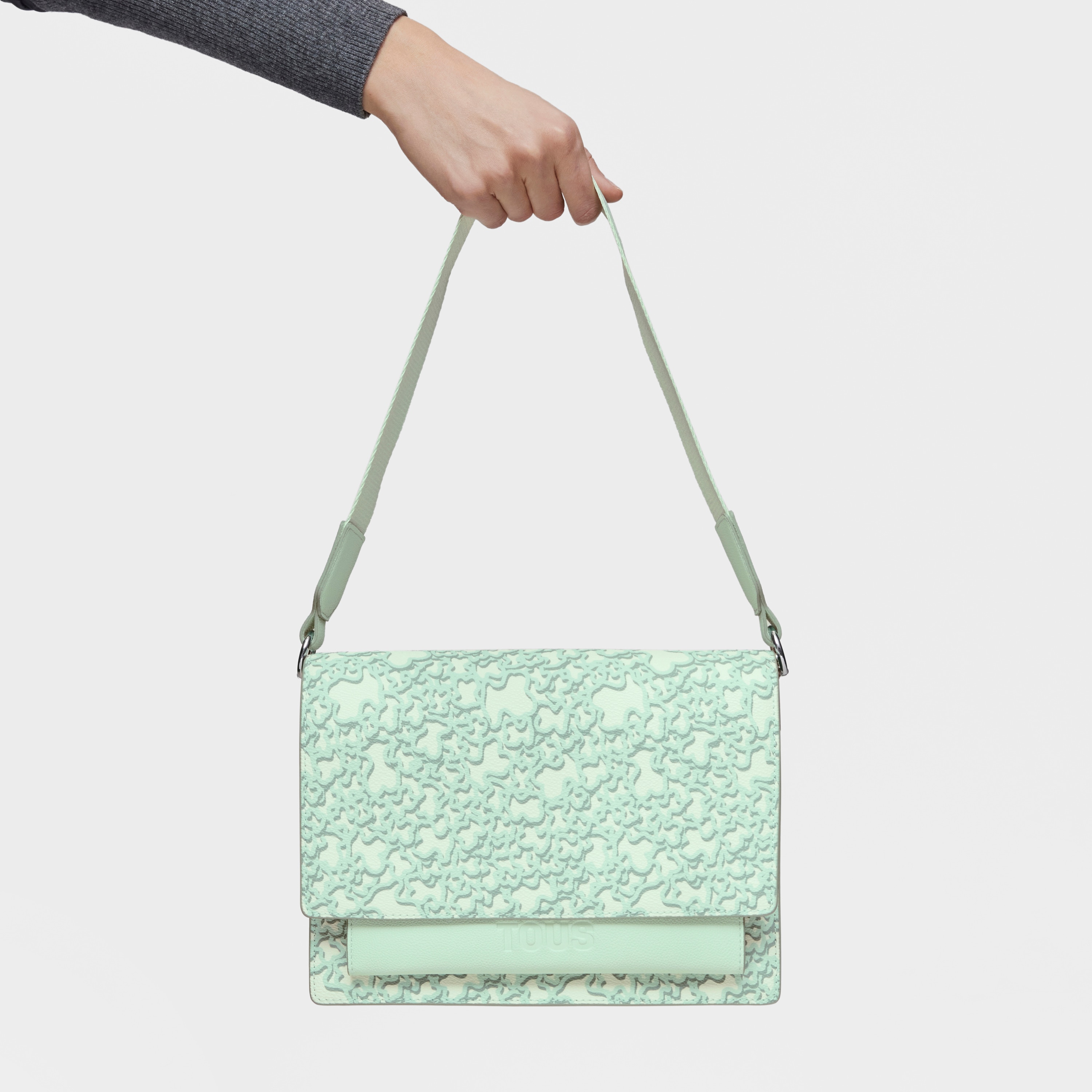 Medium mint green Audree Crossbody bag Kaos Mini Evolution