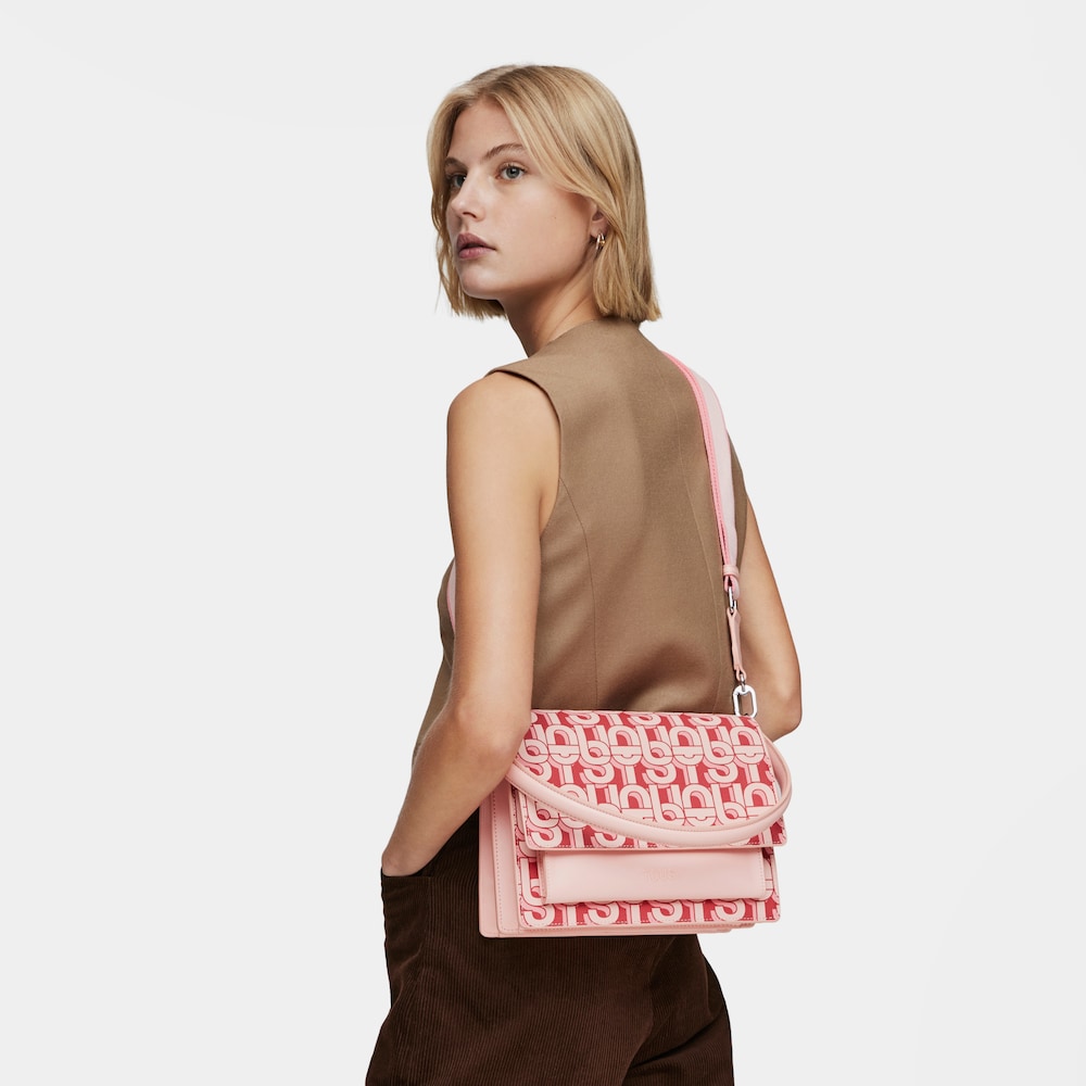 Bandolera mediana Audree coral TOUS MANIFESTO