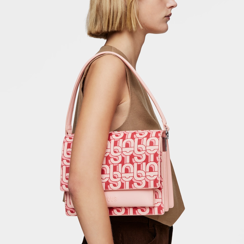 Bandolera mediana Audree coral TOUS MANIFESTO
