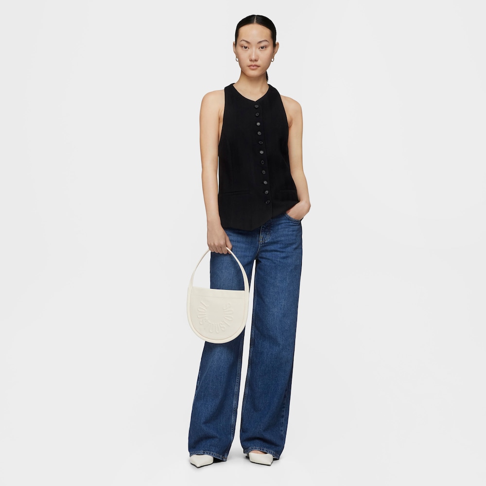 Beige leather Shoulder bag TOUS Miranda