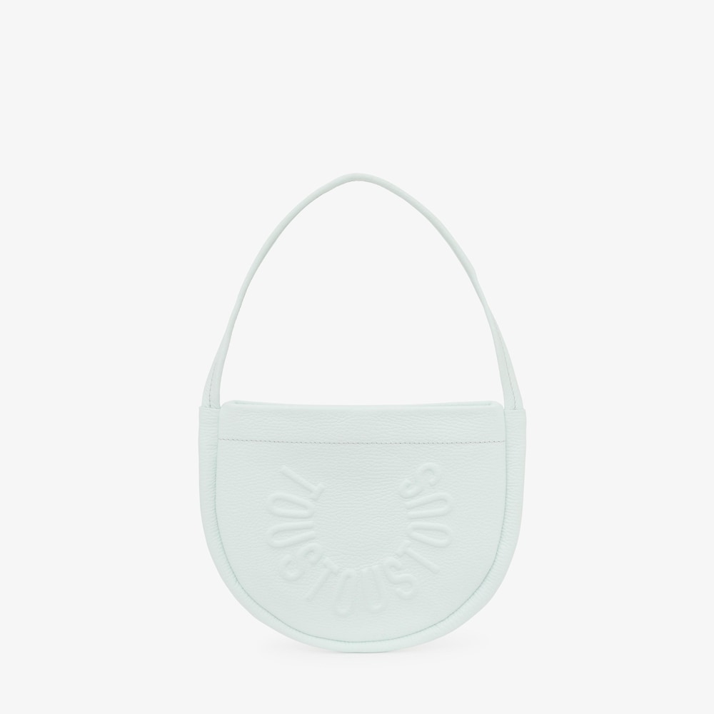 Bolso de hombro de piel azul claro TOUS Miranda