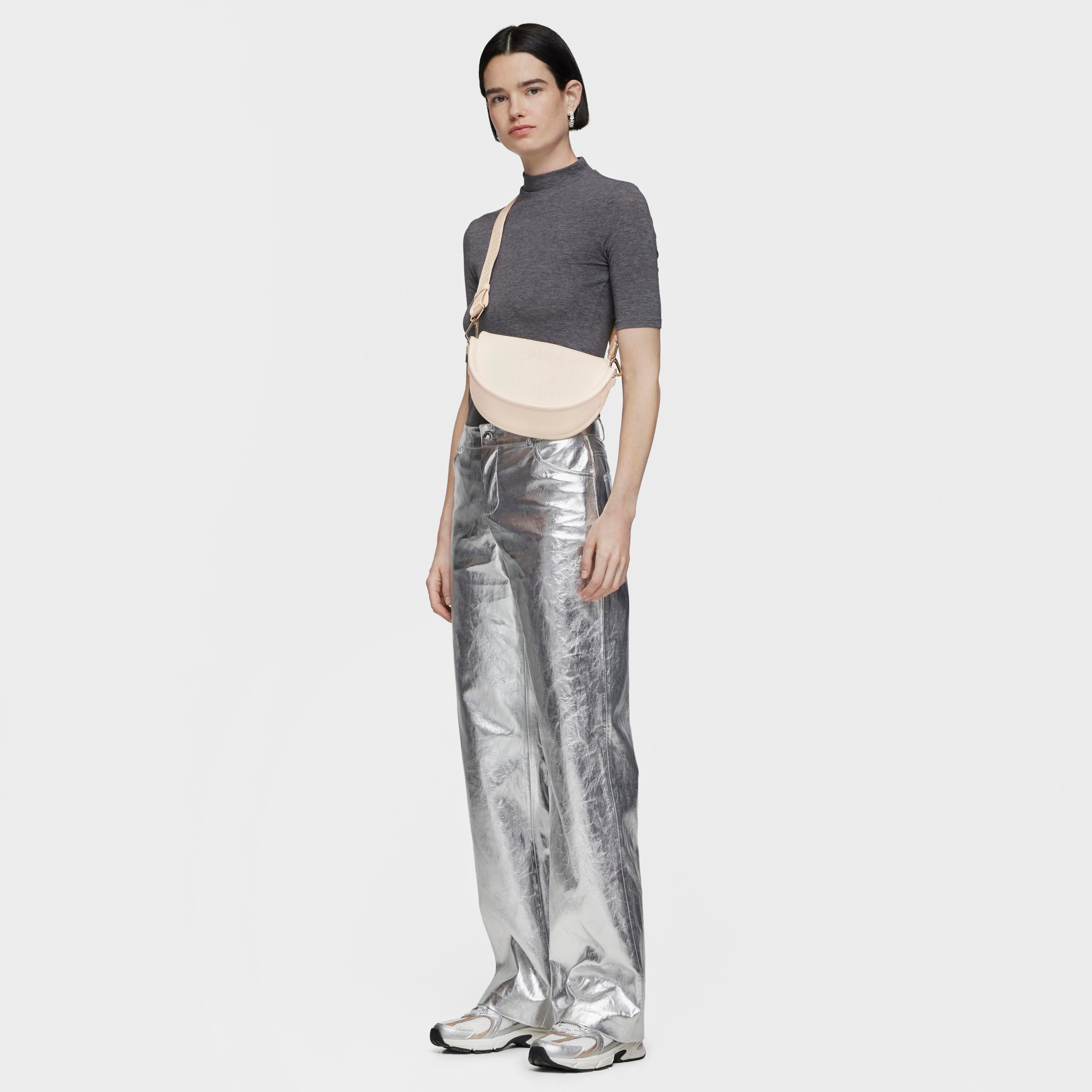 Medium beige leather Crossbody bag TOUS Miranda